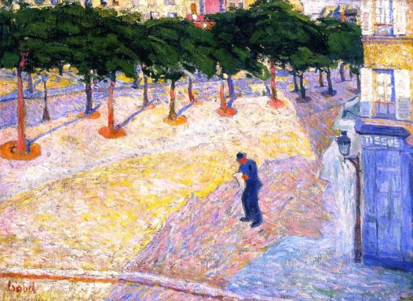 Street In Paris by Béla Czóbel Oil Painting Reproductions