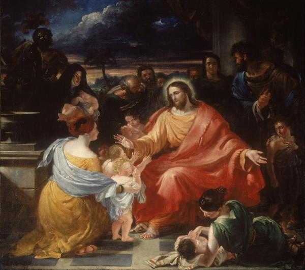 Christ Blessing The Little Children,1837 by Bemjamin Robert Haydon