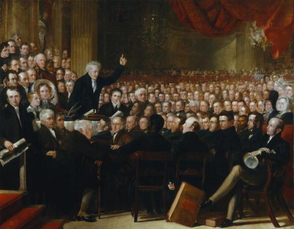 The Anti Slavery Society Convention,1840 by Bemjamin Robert Haydon
