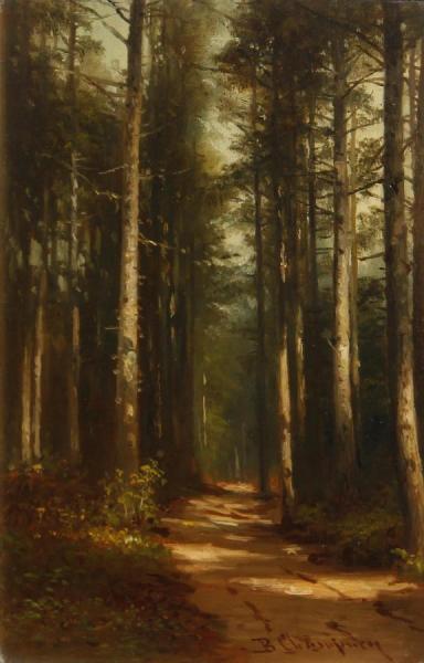 Path Through The Forest by Benjamin Champney Oil Painting Reproductions