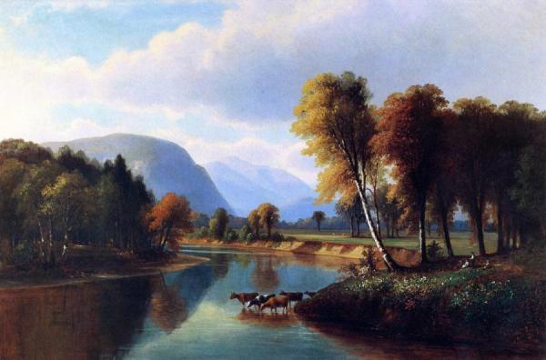 Saco River, North Conway by Benjamin Champney Oil Painting Reproductions