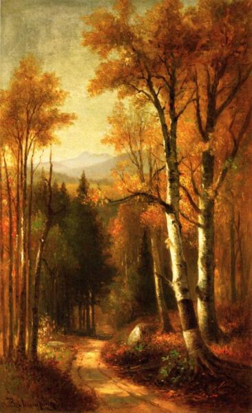 Woodland Birches by Benjamin Champney