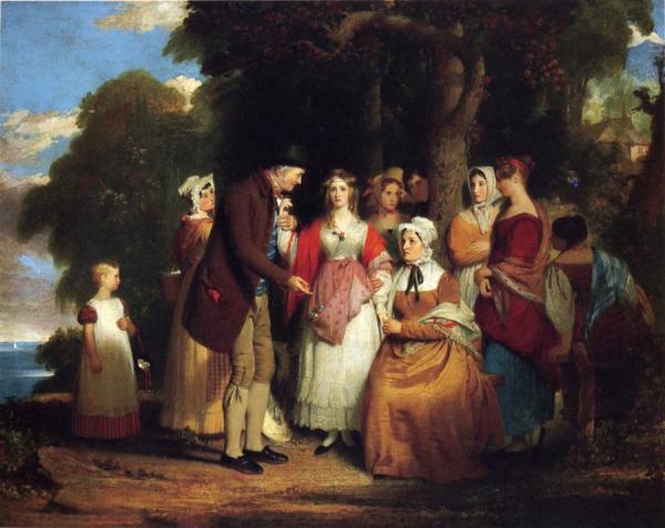 A Domestic Affliction by Benjamin West Oil Painting Reproductions