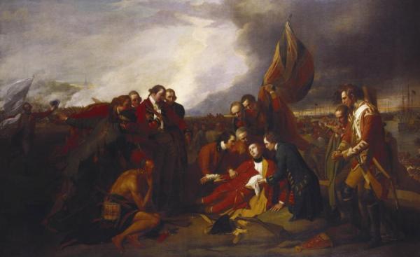 Death Of Wolfe by Benjamin West Oil Painting Reproductions