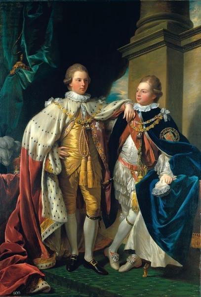 George Iv, When Prince Of Wales, With Frederick, Duke Of York,, Whn Prince Frederick by Benjamin West