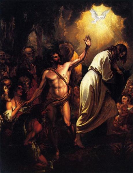 The Baptism Of Our Saviour by Benjamin West