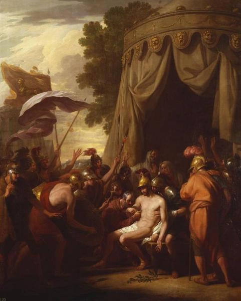 The Death Of Epaminondas by Benjamin West