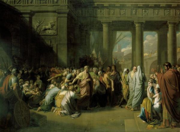 The Departure Of Regulus by Benjamin West
