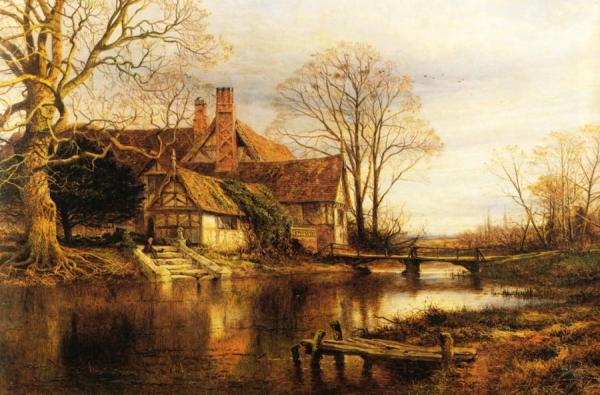 Benjamin Williams Leader A Moated Grange