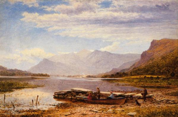 Derwentwater From Ladore by Benjamin Williams Leader