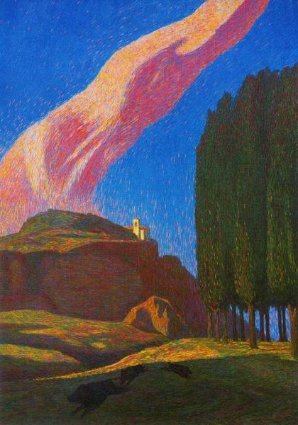 Flight Of Boars by Benvenuto Benvenuti