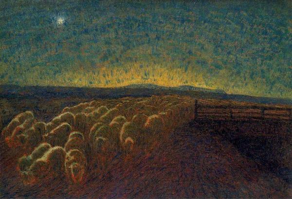 Herd On The Road by Benvenuto Benvenuti