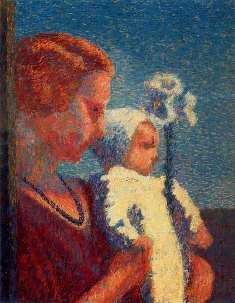 Motherhood by Benvenuto Benvenuti Oil Painting Reproductions