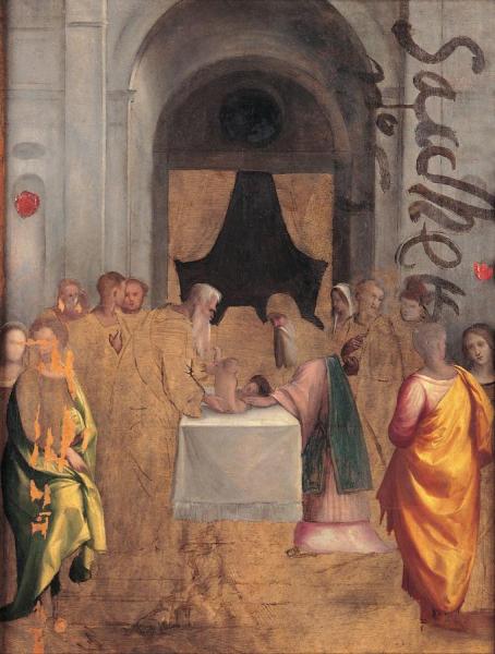 Presentation At The Temple by Benvenuto Tisi