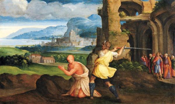 The Beheading Of St. Bartolomew by Benvenuto Tisi