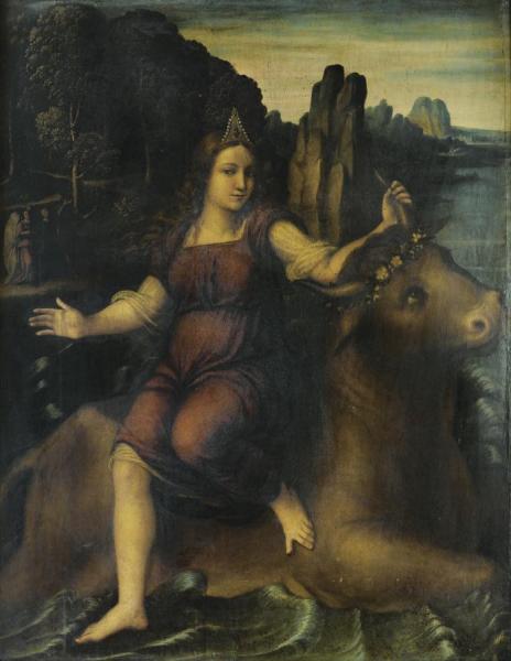 The Rape Of Europa by Benvenuto Tisi