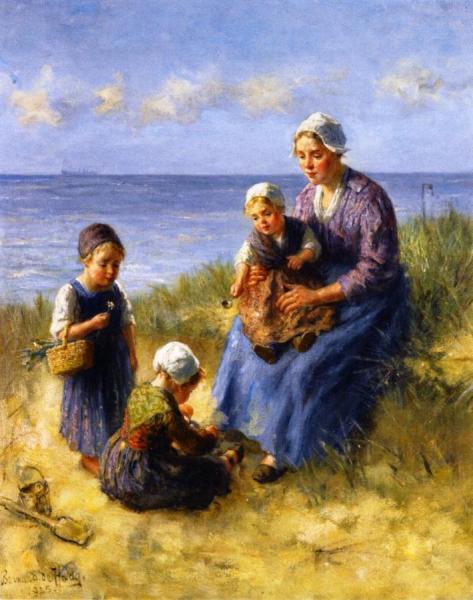 At The Seaside by Bernard De Hoog