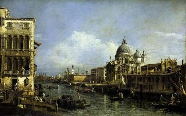 Entrance To The Grand Canal, Venice by Bernardo Bellotto
