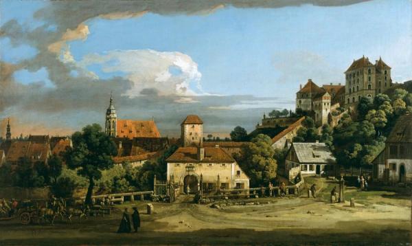 Pirna, The Obertor From The South by Bernardo Bellotto