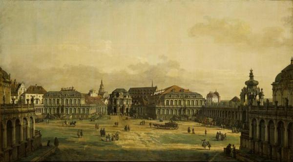 The Zwinger In Dresden by Bernardo Bellotto