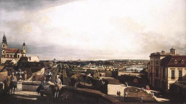 Vienna, Panorama From Palais Kaunitz by Bernardo Bellotto