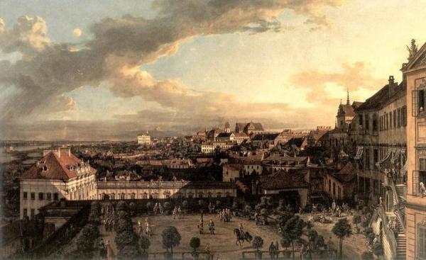 View Of Warsaw From The Royal Palace by Bernardo Bellotto