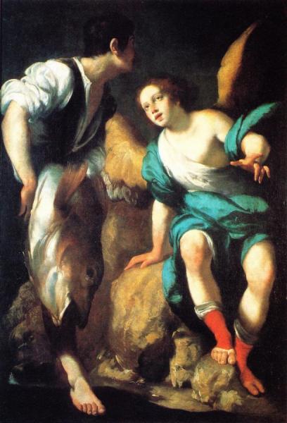 Tobias And The Angel by Bernardo Strozzi Oil Painting Reproductions