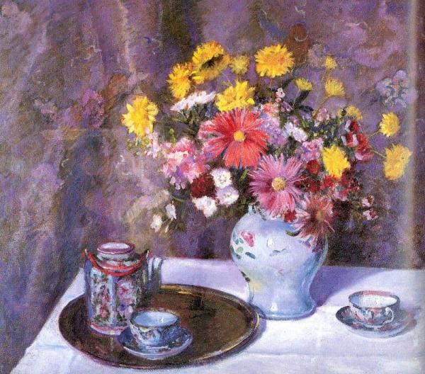 Bernhard Gutmann Imari Tea Set