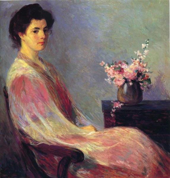 Bernhard Gutmann Lady In Pink