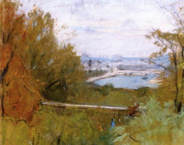 A Corner Of Paris, View Towards Passy by Berthe Morisot