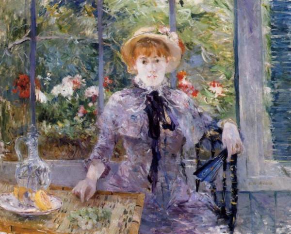 After Luncheon by Berthe Morisot