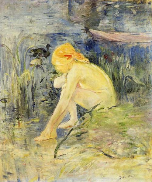 Bather by Berthe Morisot