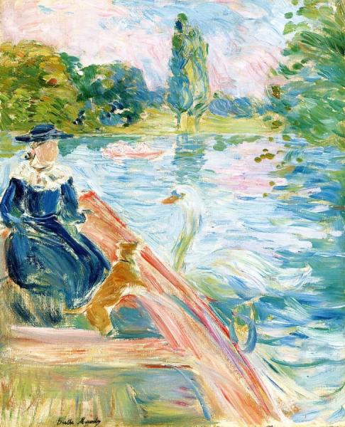 Boating On The Lake by Berthe Morisot