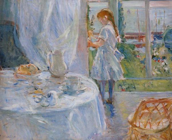 Cottage Interior by Berthe Morisot