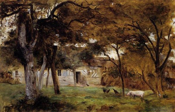 Farm In Normandy by Berthe Morisot