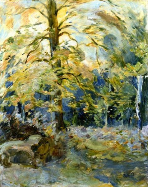 Forest Of Fontainebleau by Berthe Morisot