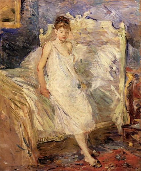 Getting Up by Berthe Morisot
