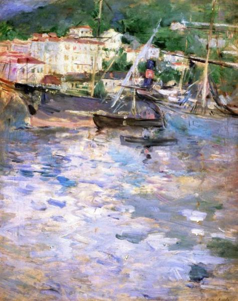 Harbor At Nice by Berthe Morisot