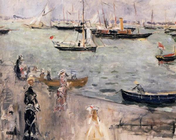 Harbour Scene, Isle Wight by Berthe Morisot