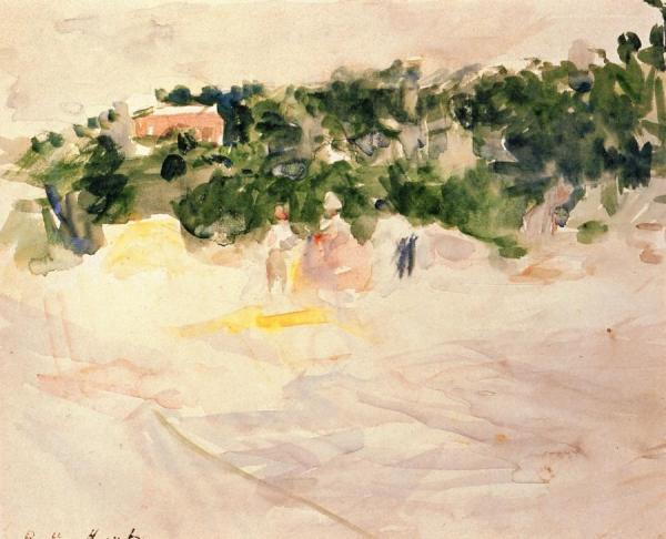 Harvest A Bougival by Berthe Morisot