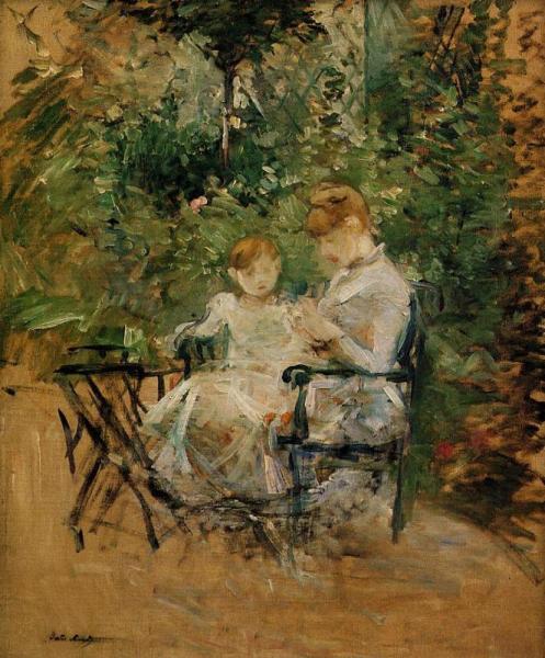 In The Garden by Berthe Morisot
