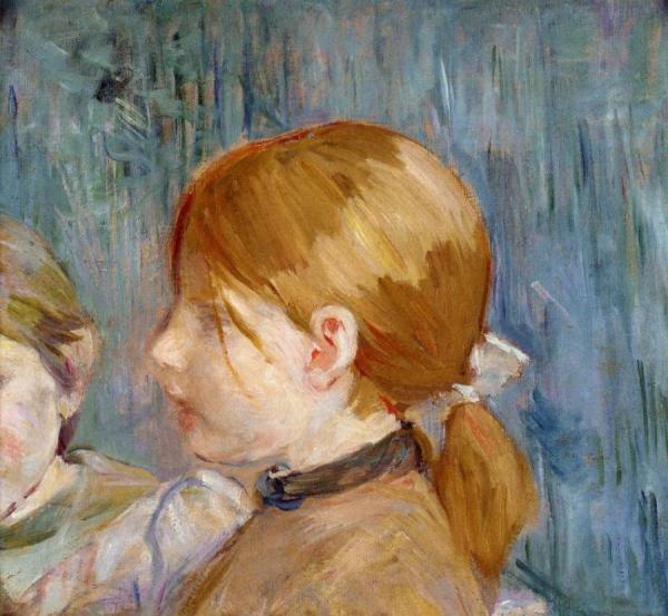 Jeannie's Head by Berthe Morisot