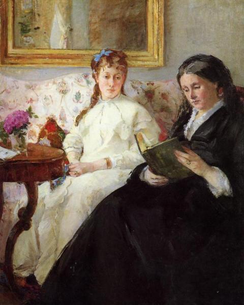 Mother And Sister Of The Artist by Berthe Morisot