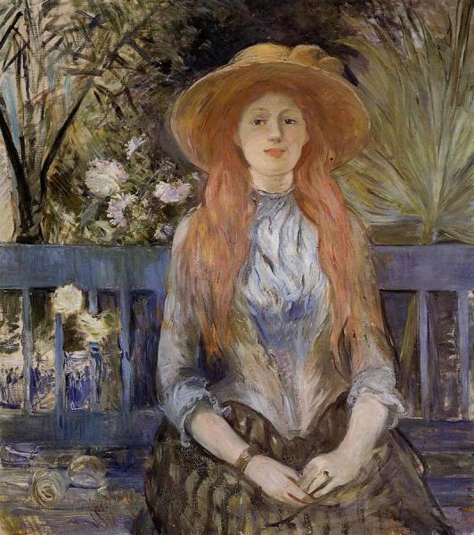 On A Bench by Berthe Morisot
