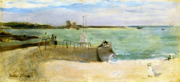 On The Beach by Berthe Morisot