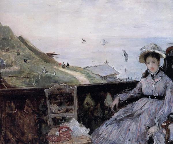 On The Terrace by Berthe Morisot