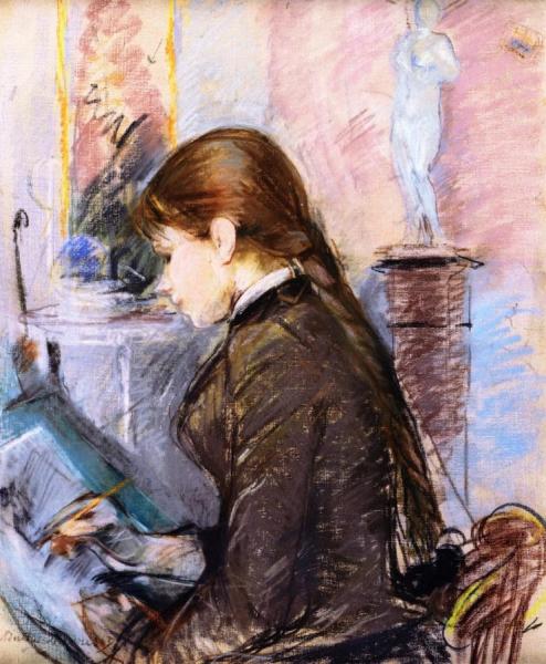 Paule Gobillard Drawing by Berthe Morisot