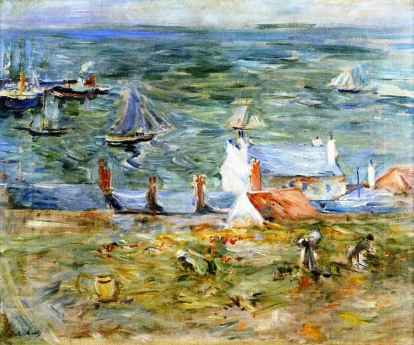 Port Of Gorey by Berthe Morisot