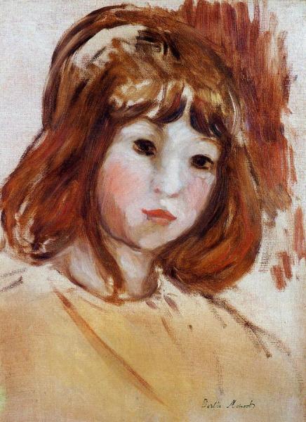 Portrait Of A Young Girl by Berthe Morisot