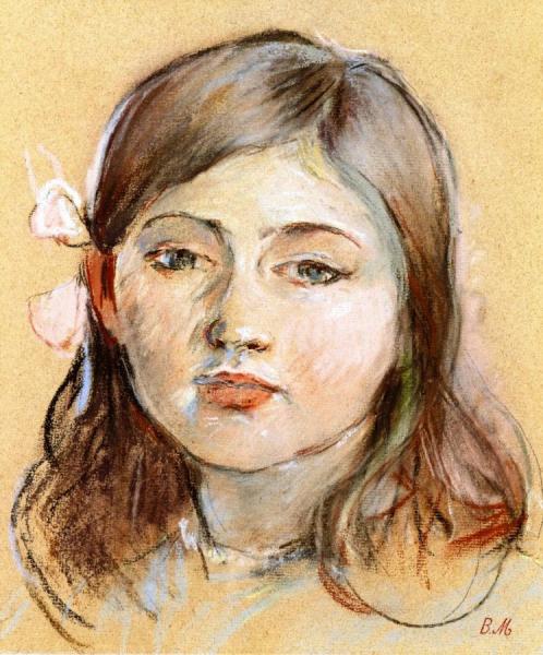 Portrait Of Julie by Berthe Morisot